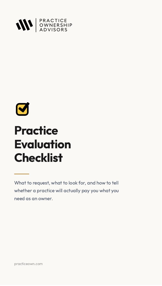 Practice Evaluation Checklist
